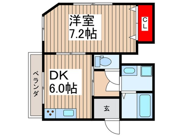 ハイツ霞の物件間取画像